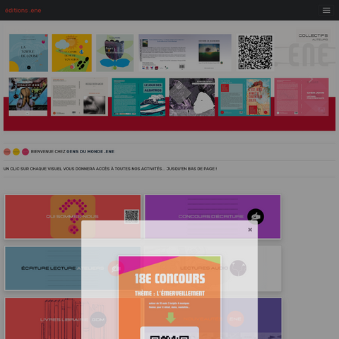 Capture d'écran du site de l'annonce