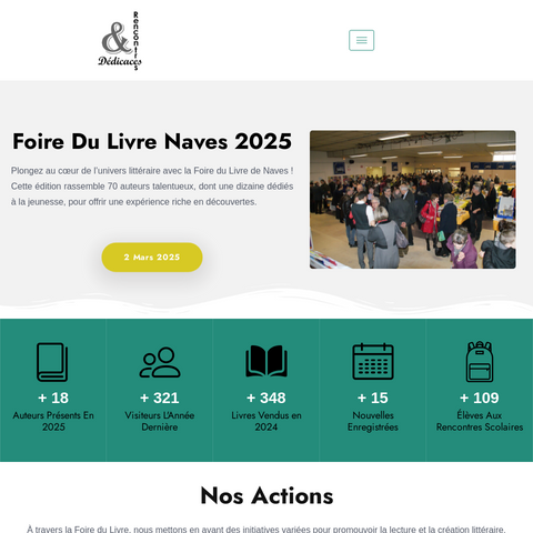 Capture d'écran du site de l'annonce