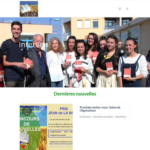 Capture d'écran du site de l'annonce