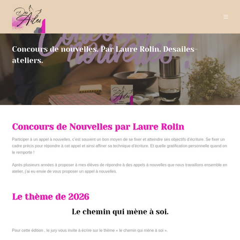 Capture d'écran du site de l'annonce