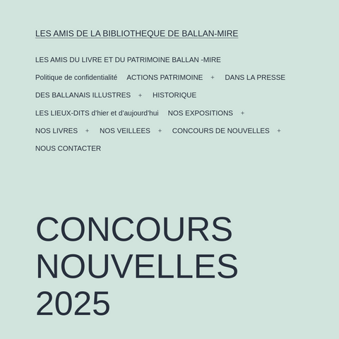 Capture d'écran du site de l'annonce