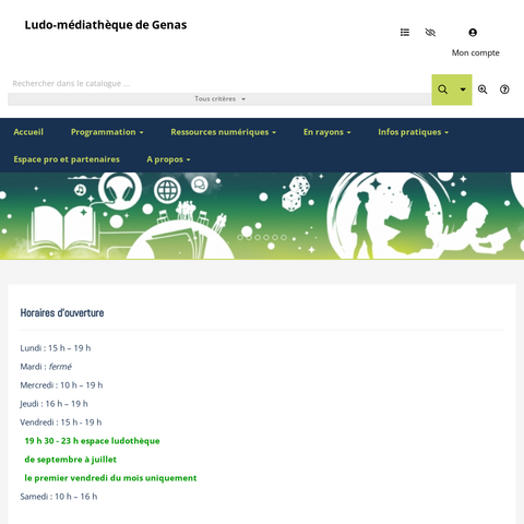 Capture d'écran du site de l'annonce