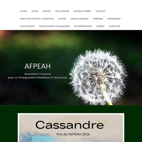 Capture d'écran du site de l'annonce