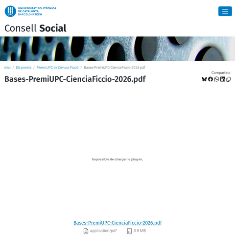 Capture d'écran du site de l'annonce