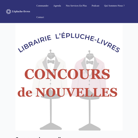 Capture d'écran du site de l'annonce