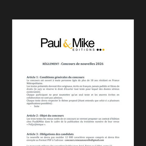 Capture d'écran du site de l'annonce