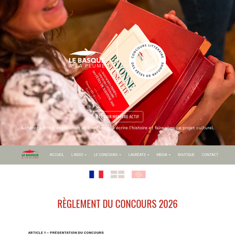 Capture d'écran du site de l'annonce