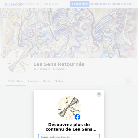 Capture d'écran du site de l'annonce