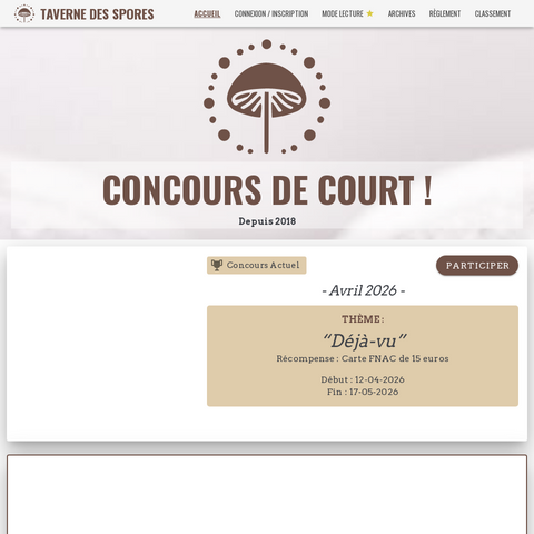 Capture d'écran du site de l'annonce