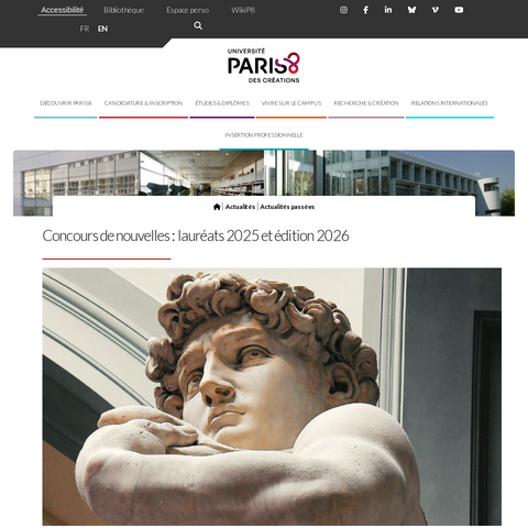 Capture d'écran du site de l'annonce