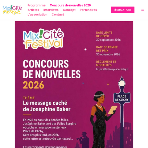 Capture d'écran du site de l'annonce